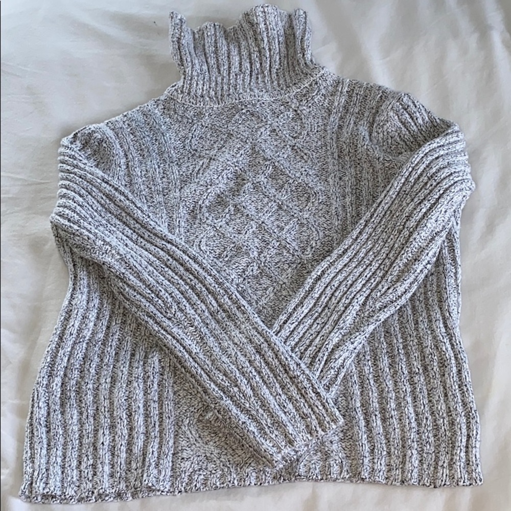 Petite Sophisticate turtle neck sweater